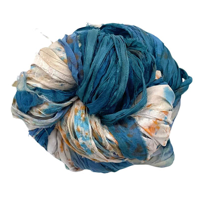 Artisan Recycled Sari Ribbon Yarn – Sari Treasures in Every Strand - view 46