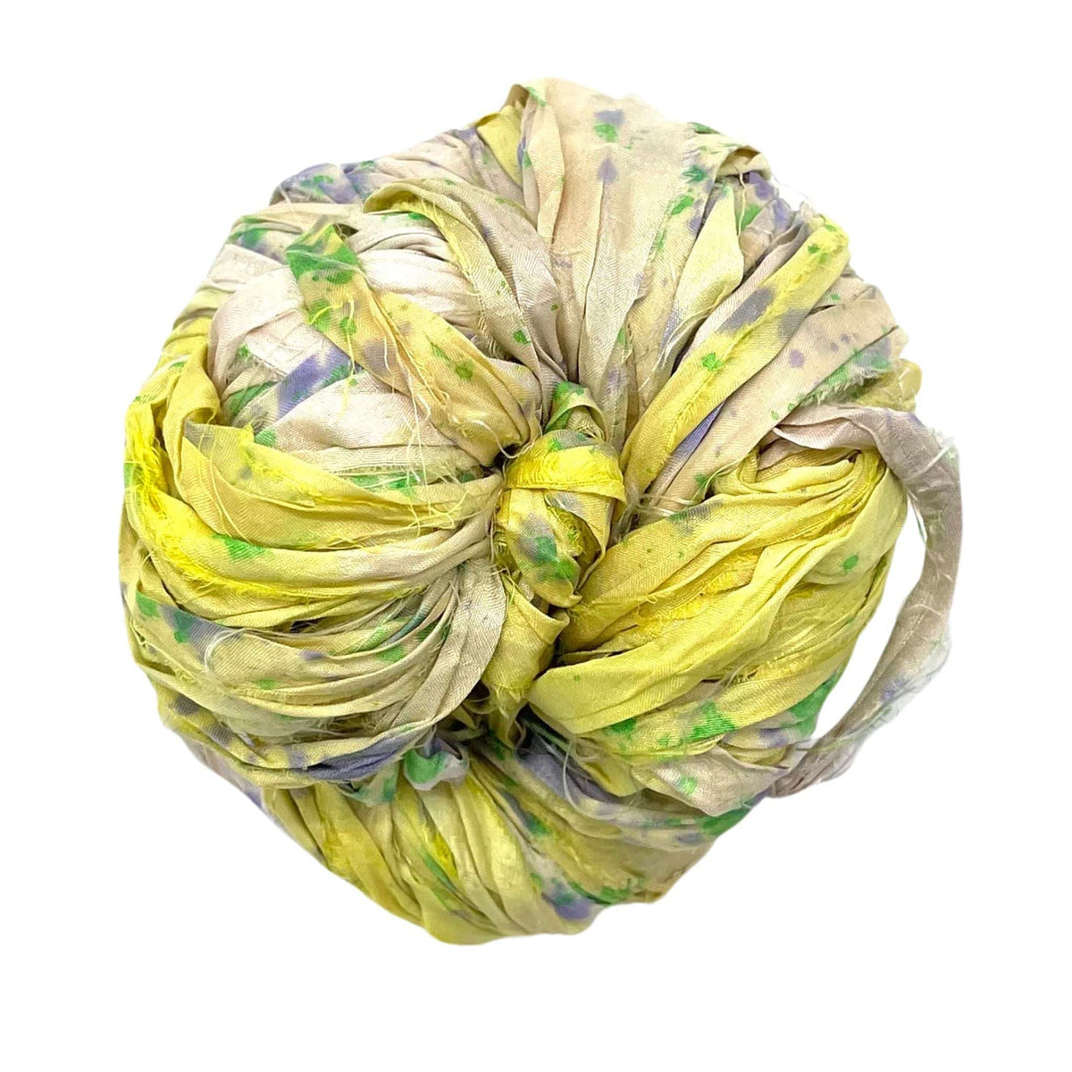Artisan Recycled Sari Ribbon Yarn – Sari Treasures in Every Strand - view 51