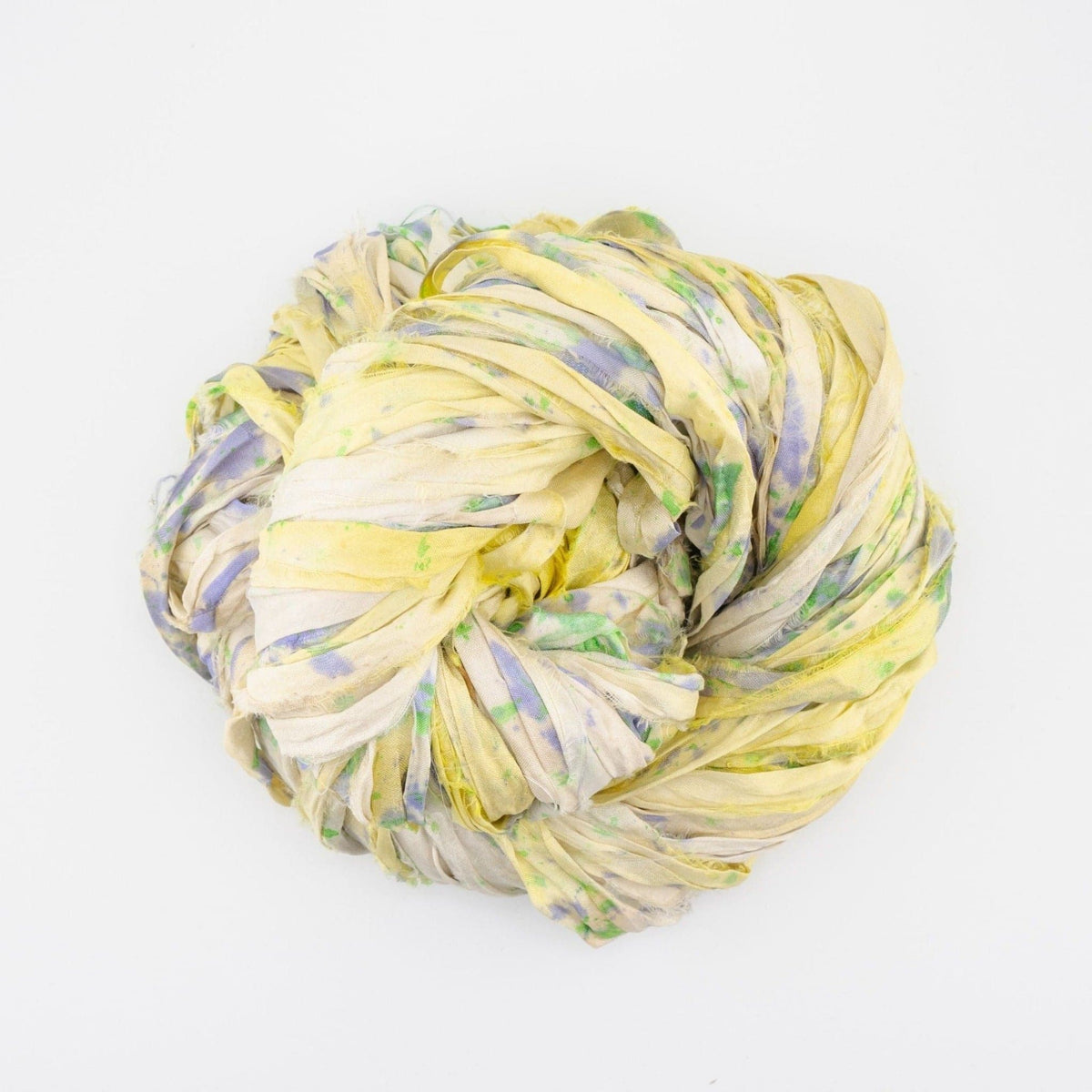 Artisan Recycled Sari Ribbon Yarn – Sari Treasures in Every Strand - view 52