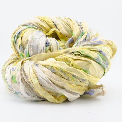 Artisan Recycled Sari Ribbon Yarn – Sari Treasures in Every Strand - view 58