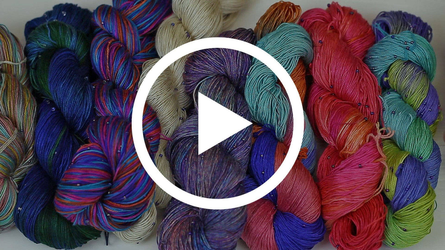 Hand Beaded Silk Yarn - view 18