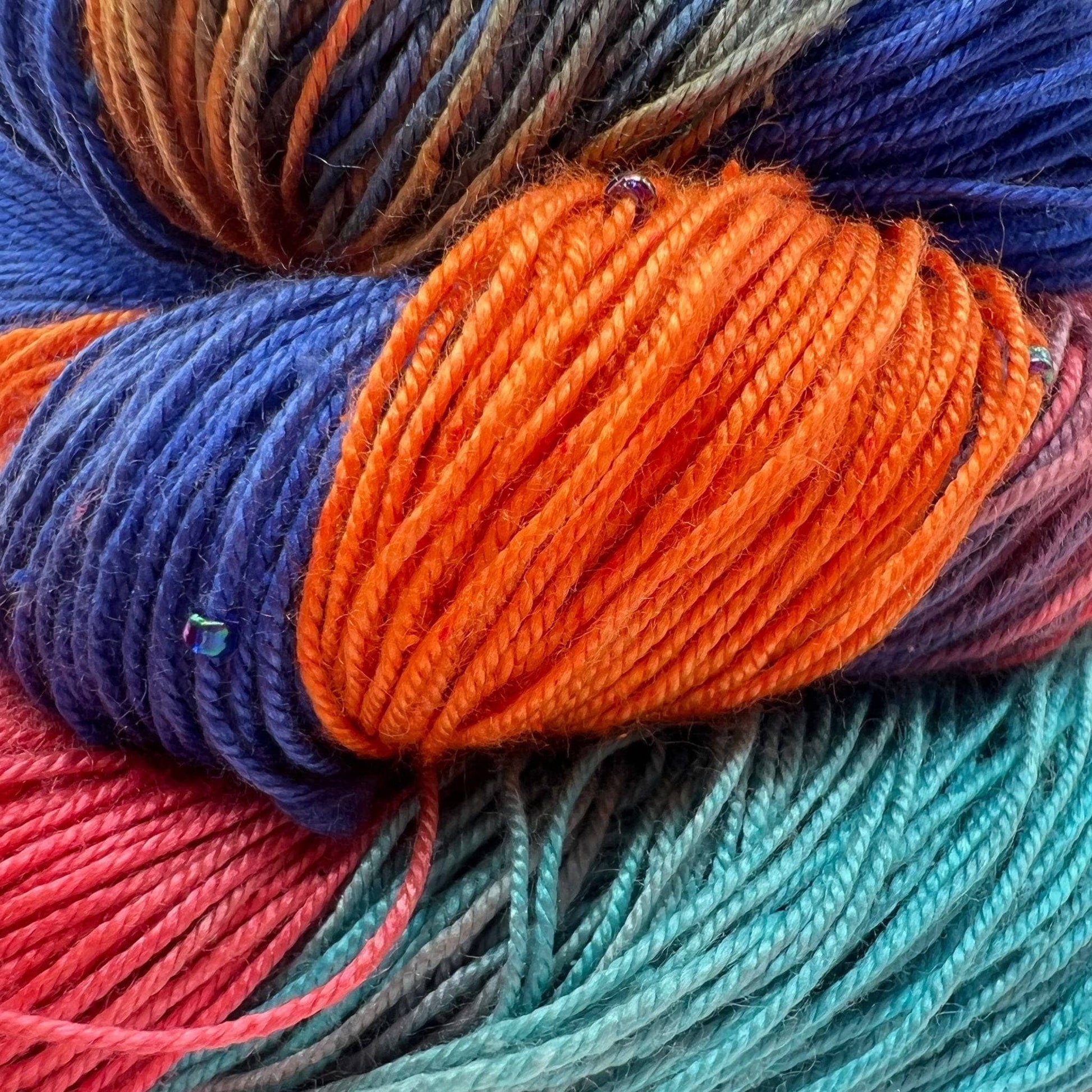 Hand Beaded Silk Yarn - view 11