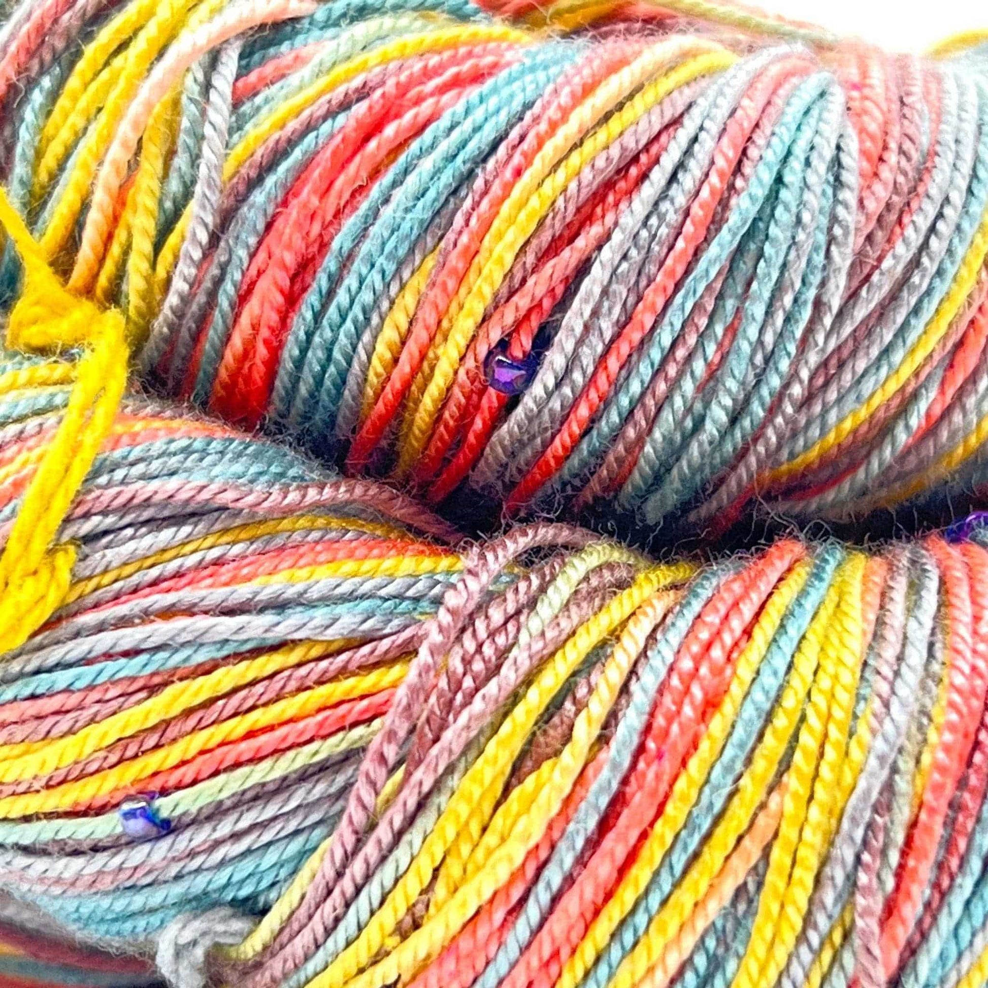 Hand Beaded Silk Yarn - view 13