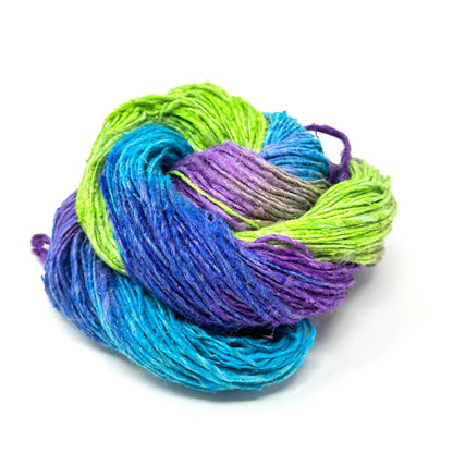 Lace Weight 100% Recycled Silk Yarn - view 20
