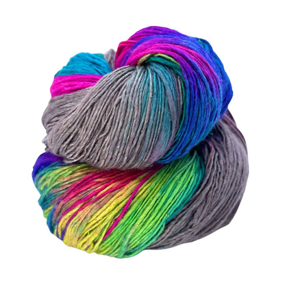 Peek-a-Boo Lace Weight Recycled Silk Yarn - view 14