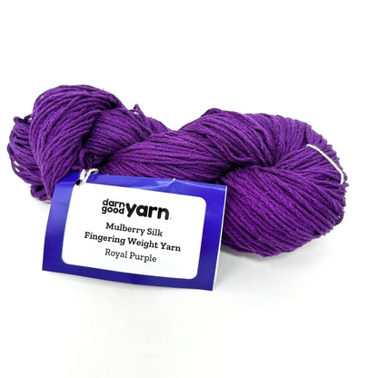 Mulberry Silk Fingering Weight Yarn - view 25