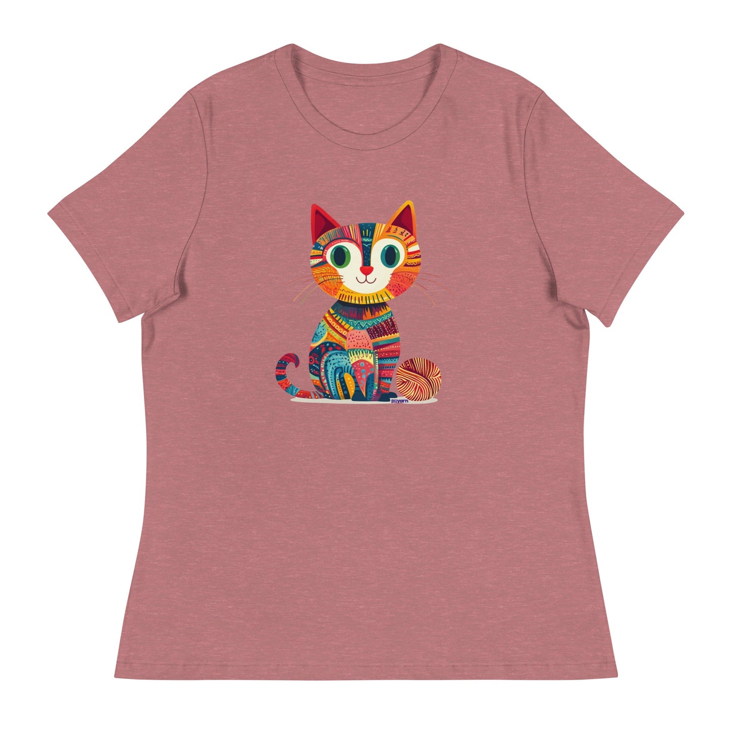 "Yarn Whiskers" Women's Relaxed Fit T-Shirt - view 3