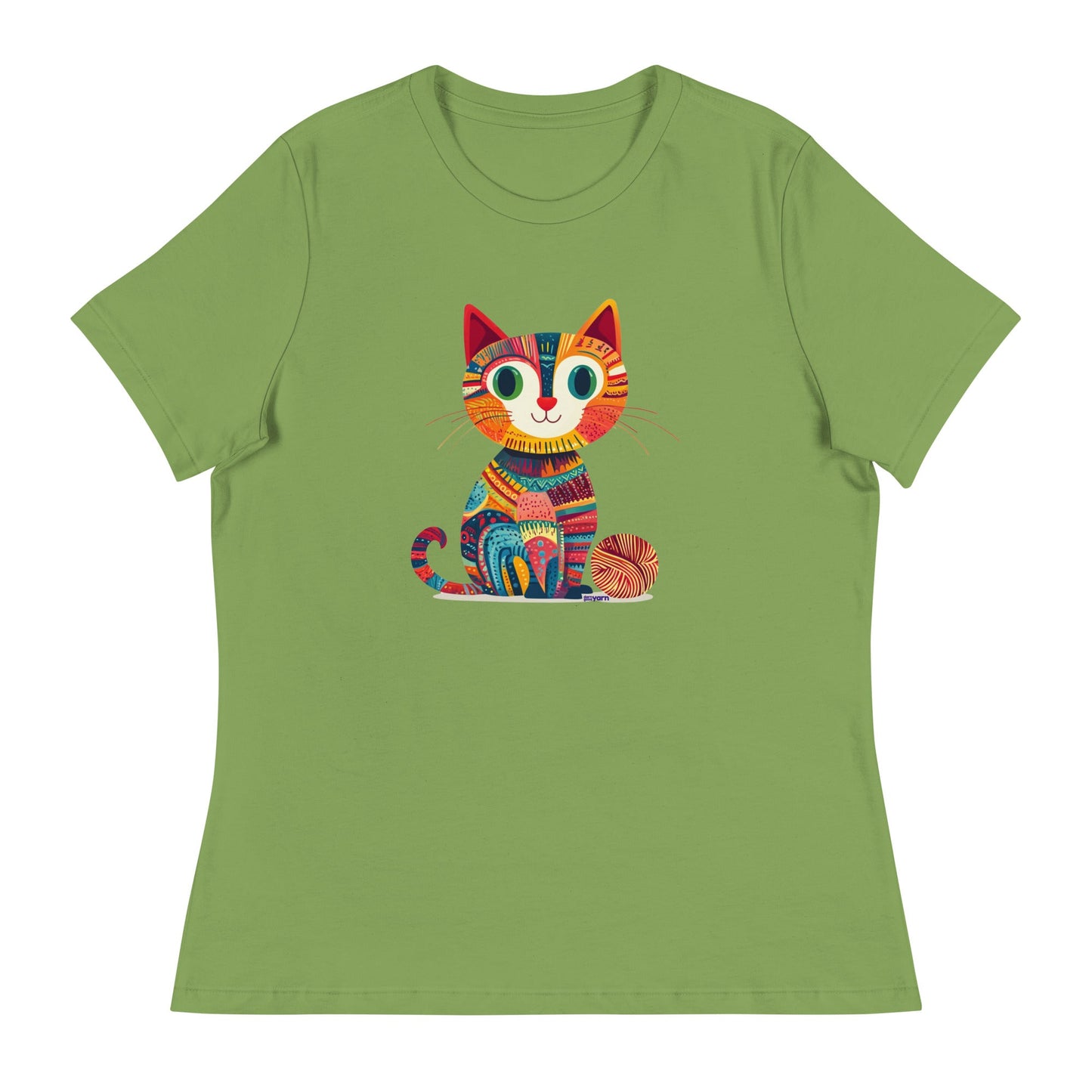 "Yarn Whiskers" Women's Relaxed Fit T-Shirt - view 4