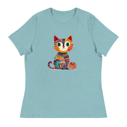 "Yarn Whiskers" Women's Relaxed Fit T-Shirt - view 5