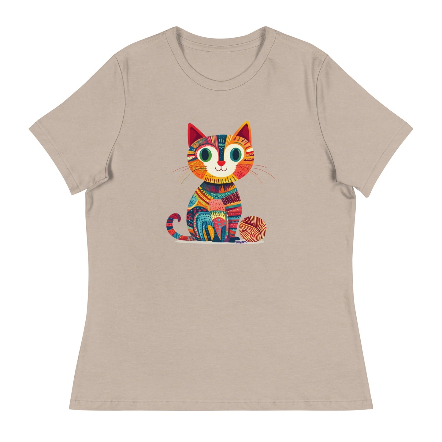 "Yarn Whiskers" Women's Relaxed Fit T-Shirt - view 7