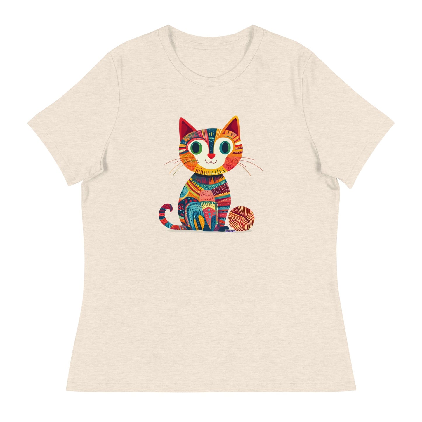"Yarn Whiskers" Women's Relaxed Fit T-Shirt - view 10