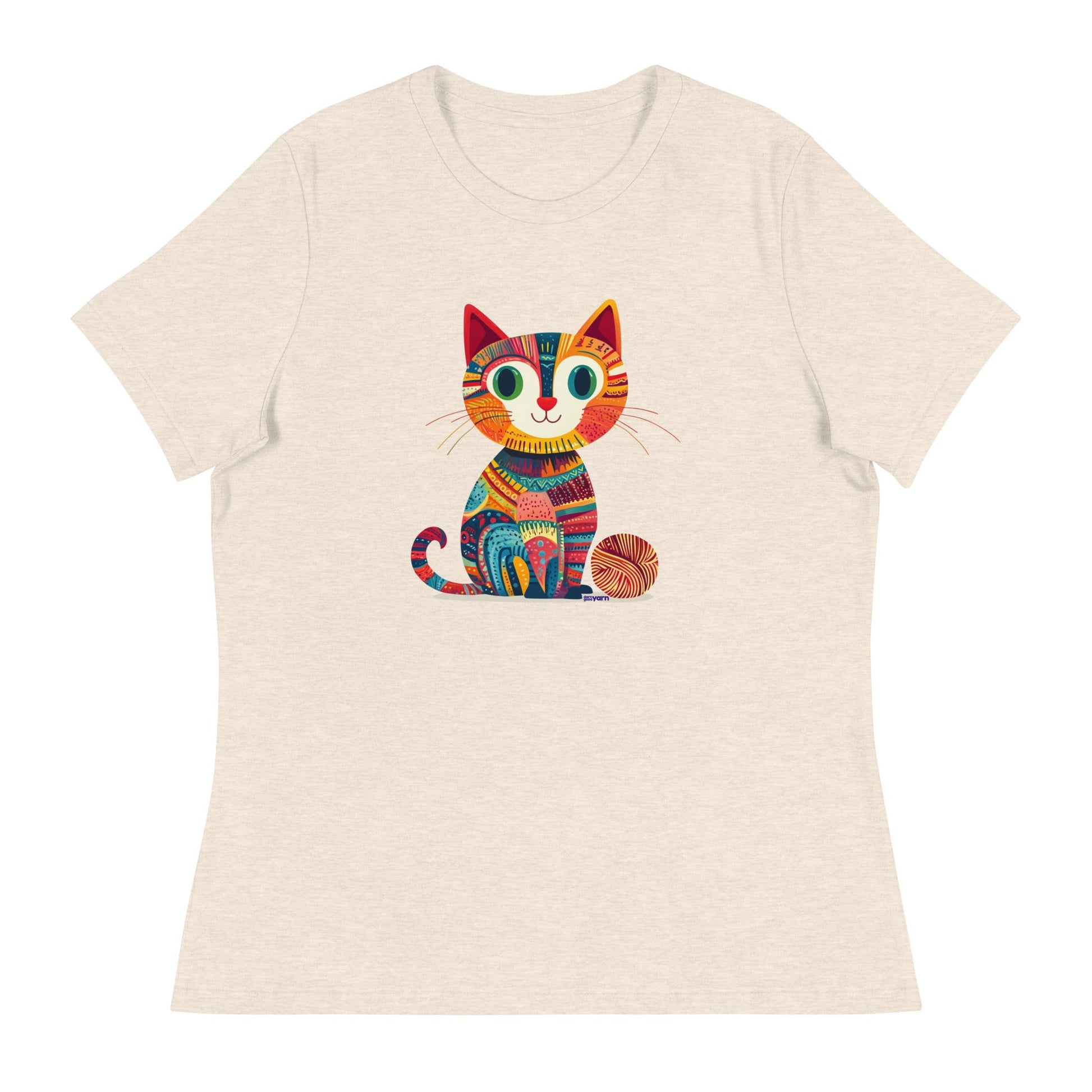 "Yarn Whiskers" Women's Relaxed Fit T-Shirt - view 10
