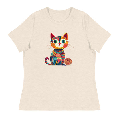 "Yarn Whiskers" Women's Relaxed Fit T-Shirt - view 10