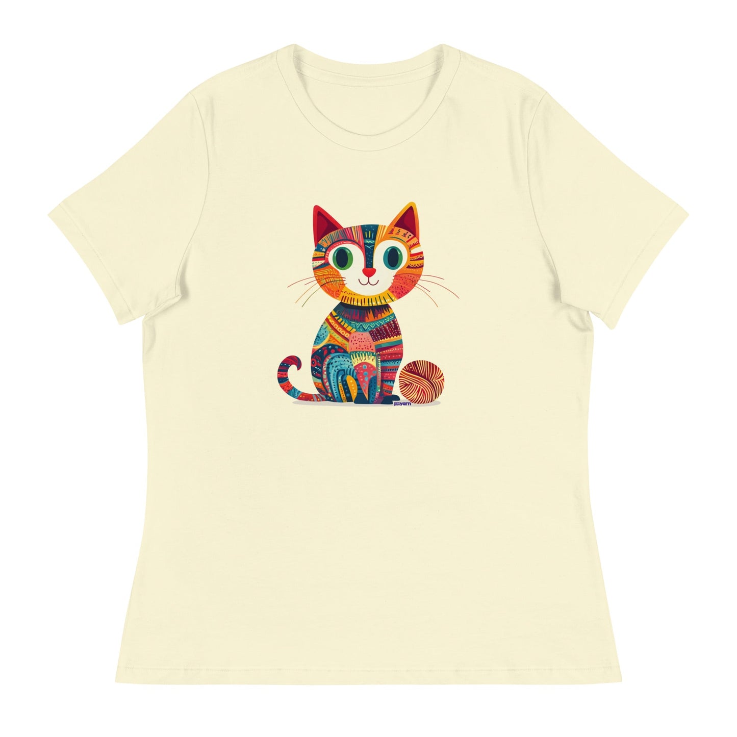 "Yarn Whiskers" Women's Relaxed Fit T-Shirt - view 11