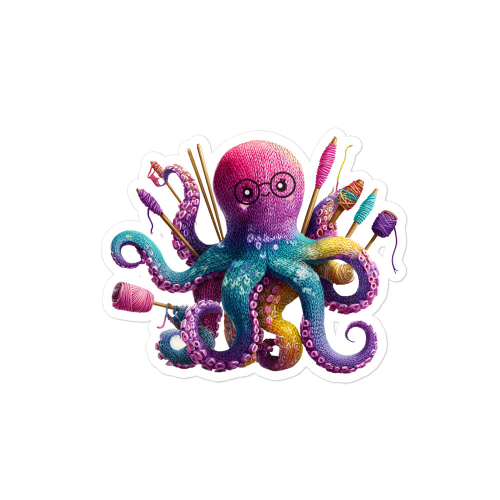 Yarnctopus Bubble-Free Vinyl Sticker - view 2